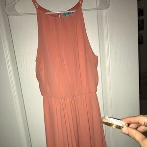 Super Cute Orangey Spaghetti Strap Dress!!!!